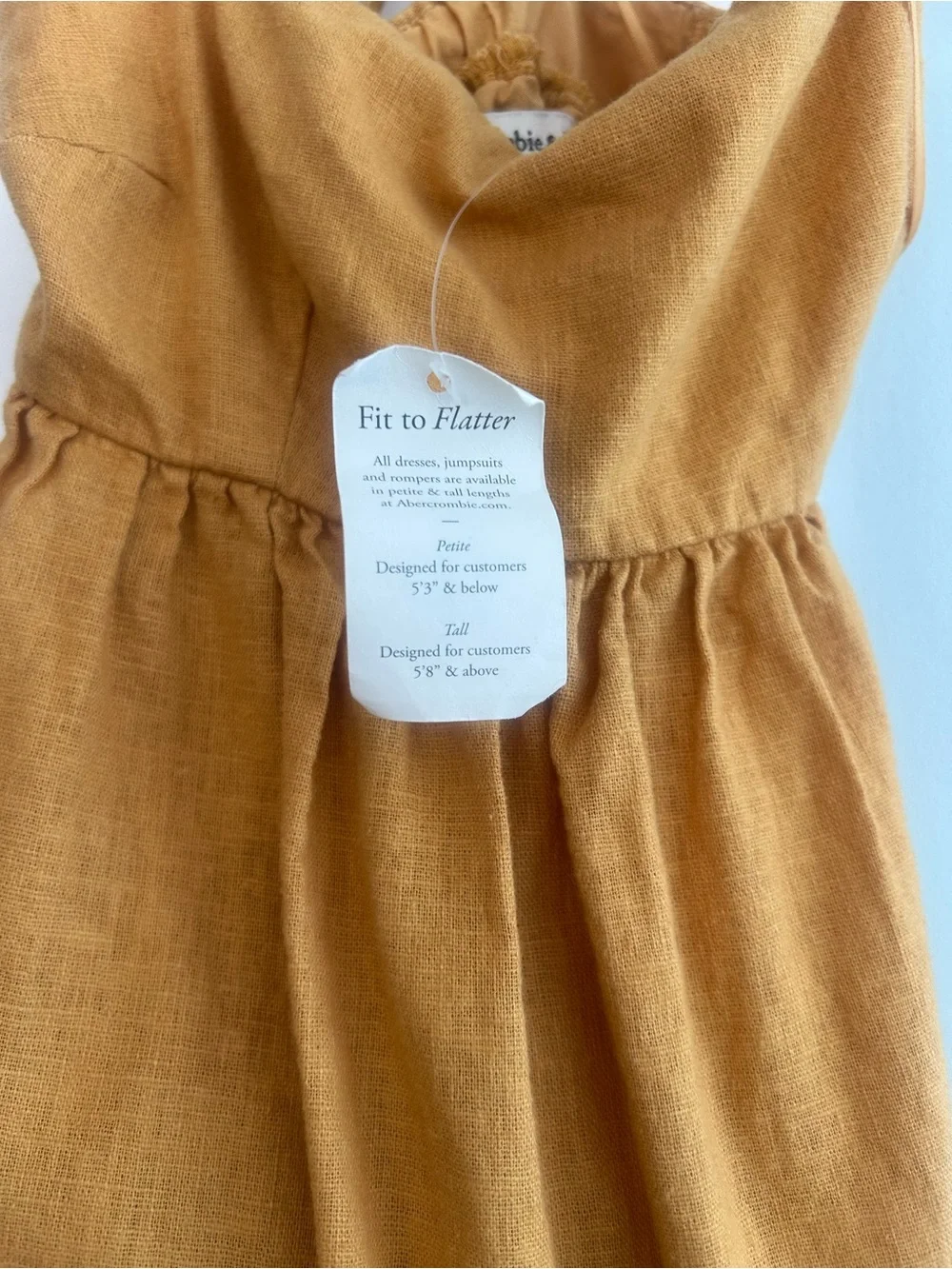 NWT Abercrombie & Fitch Linen Blend Maxi Dress XXSP